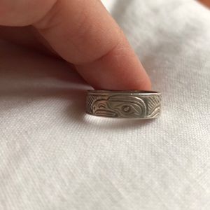 First Nations sterling silver ring